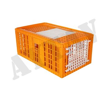 Aytav - Model 301102 - Top and Side Doors Turkey Coop Plastic Boxe