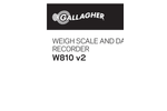 Gallagher - Model W810 - Weigh Scale & Data Recorder Brochure