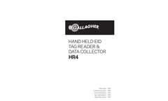 Gallagher - Model HR4 - Hand Held EID Tag Reader & Data Collector Brochure