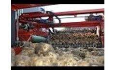 DOWNS Combi Mobile Potato Grader with SCOTTS EVOLUTION EVO SEP, clod and stone separator - Déterreur - Video