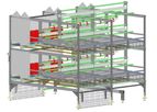 Hellmann - Model PRO 10 - Compact Layer Aviary with Egg Belts System