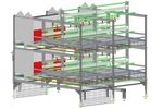 Hellmann - Model PRO 10 low - Compact Layer Aviary for Organic Egg Production
