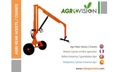 Agrovision - Model A-ARH1.2 - Agricultural Rear Hoists / Cranes - Brochure