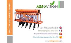 Agrovision - Model A-ZSFD - Zero Till Seed Fertilizer Drill - Brochure