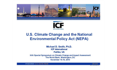 US Climate Change and National Environmental Policy Act