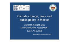 Proposed Climate Change Law in Mexico