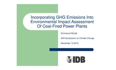 EIA of Coal-Fired Power Plants