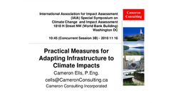 Practical Measures for Adapting Infrastructure to Climate Impacts