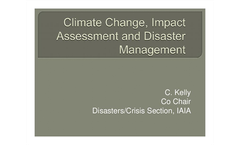 Disaster Management, Rapid Environmental Assessment Response and Climate Change