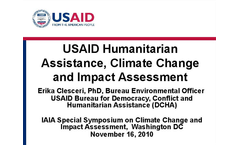 Impact of Climate Variability and Change on Vulnerable Populations