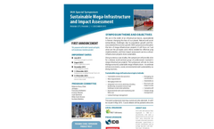 IAIA Special Symposium Sustainable Mega-Infrastructure and Impact Assessment 2015 Brochure