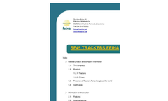 Feina - Model SF45 - Solar Tracker - Brochure