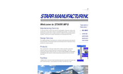 Starr Manufacturing Inc. (SMI) - Brochure