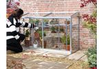 Harlow - 5' x 0' Lean-To Mini Greenhouse