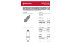Monitran - MTN/2200-4P Series - General Purpose Industrial Accelerometer Datasheet