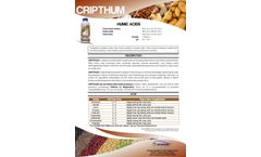 Cripthum - Soil Conditioners - Brochure