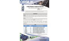  	Orsilik - Defense Boosters - Brochure