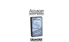 Delmhorst Accuscan User Manual