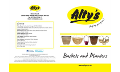 Alty Henry Ltd Baskets & Planters - Brochure