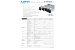 Cotek - Model SR-1600 Plus - Rack Mount Inverter - Datasheet