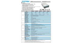 Cotek - Model AEK-3000 - HV Oring Diode - Switching Mode Power Supply - Datasheet