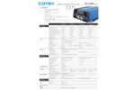 Cotek - Model SC-1200 (1200W) - Inverter / Charger - Datasheet