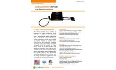 Chilicon Power - Model CP-720 - Dual Panel Microinverter - Brochure