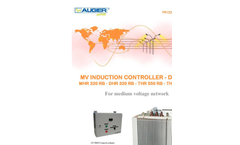  	Augier - Model 3200 V— 5500 V— 6600 V - - Watertight Transformers Brochure