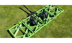 FairwayGroomer - Model 944HDE - Compact Natural Turf Brush with Double Working Width