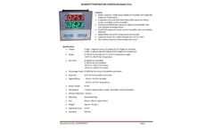 Countronics - Model 7214 - Humidity/Temperature Controller - Datasheet