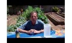 BioBlasting the Raised Bed Garden with Great Results!!! - Video