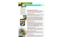 Vital - Model 12-4-12 - Palm Food Granular Fertilizers Brochure