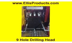 Potting Machine 9 Drill Drilling Head Ellis Products - Video