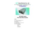 Asian-Electron - Model PST series - 700W Pure Sine Wave Inverter with Bypass Function Brochure