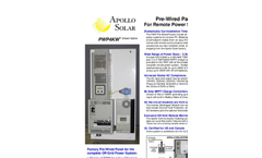 Apollo Solar PWP4KW for Remote Power Systems - Spec Sheet