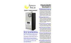 Apollo Solar - Model T80HV - High Voltage TurboCharger Charge Controller - Brochure