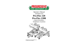 Contour Finishing Mower Pro-Flex 120B Operator- Brochure