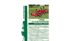 Progressive - Model TD65B - Tri-Deck Finishing Mowers Brochure