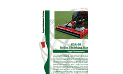 Progressive - Model SDR-65 - Single Deck Roller Mower Brochure