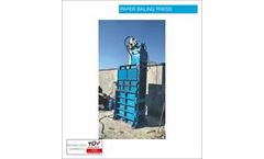 FABTEXBALER - Model PB-30 - Carton Box Baling Press | Carton Box Baler