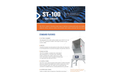 Shred-Tech - Model ST 100 - Two Shaft Shredder - Brochure