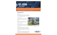 Shred-Tech ST-1200 - Two Shaft Shredder - Brochure
