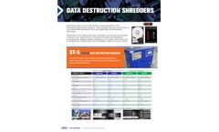 Shred-Tech - Model ST-5 - Portable Shredder - Brochure