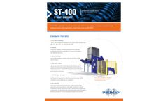 Shred-Tech - Model ST-400 - Two Shaft Shredder - Datasheet