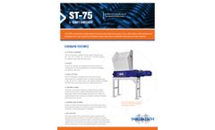 Shred-Tech - Model ST-75 - Two Shaft Shredder - Datasheet