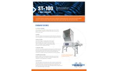 Shred-Tech - Model ST-100 - 2 - Shaft Shredder - Datasheet
