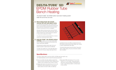 Delta-Tube - Model EPDM SD - Rubber Tube Bench Heating Datasheet