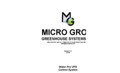 Water Pro VPD Control System - Manual