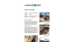 Underground Storage Tank (UST) Removal and Closures Brochure