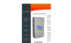 SolarImmersion - Proportional/Modulation Based Solar PV Hot Water System - Brochure